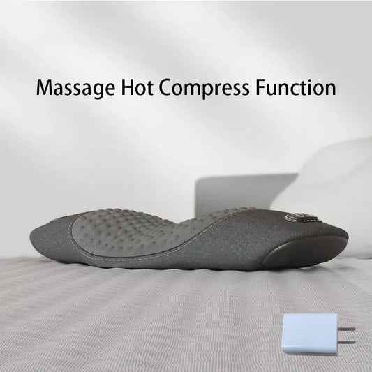 Waist Pillow Back Massage Protection Pad Massage Lying Flat Waist Pain Waist Support Heating Vibrating Back Massager